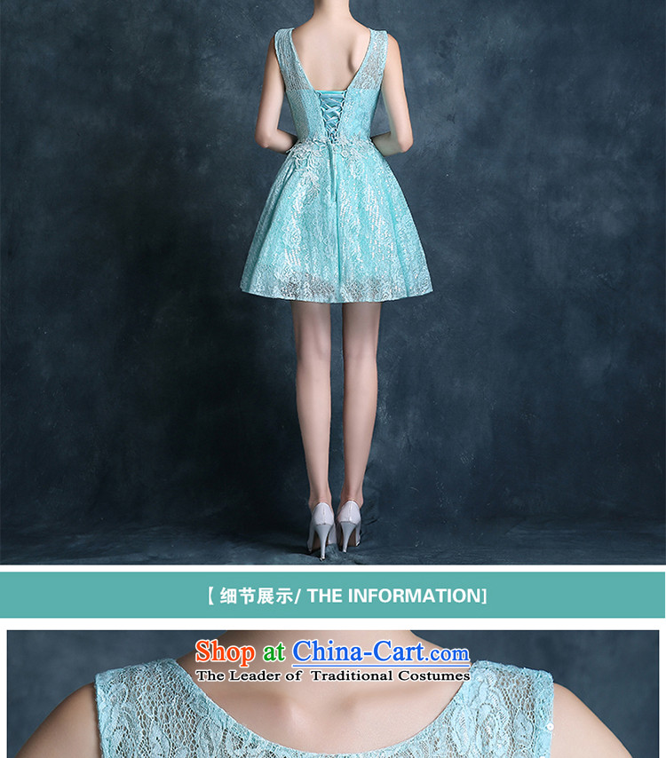 Xin Qi 2015 new bridesmaid mission dress sister skirt bridesmaid summer short of services performed evening dress small dress skyblue L picture, prices, brand platters! The elections are supplied in the national character of distribution, so action, buy now enjoy more preferential! As soon as possible.