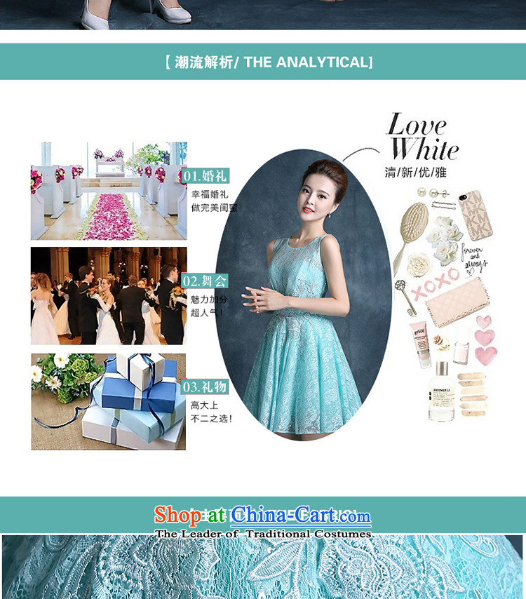 Xin Qi 2015 new bridesmaid mission dress sister skirt bridesmaid summer short of services performed evening dress small dress skyblue L picture, prices, brand platters! The elections are supplied in the national character of distribution, so action, buy now enjoy more preferential! As soon as possible.