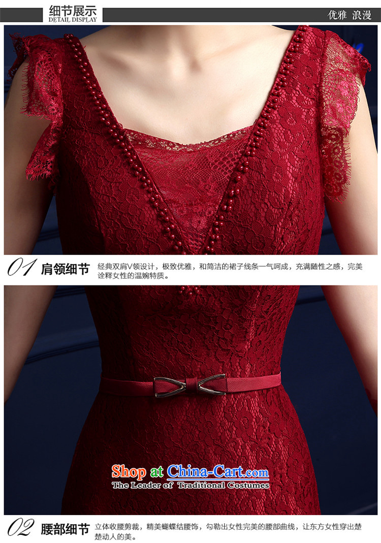 The spring and summer of 2015 New hannizi) red stylish upmarket betrothal festival bridal dresses bows serving wine red M picture, prices, brand platters! The elections are supplied in the national character of distribution, so action, buy now enjoy more preferential! As soon as possible.