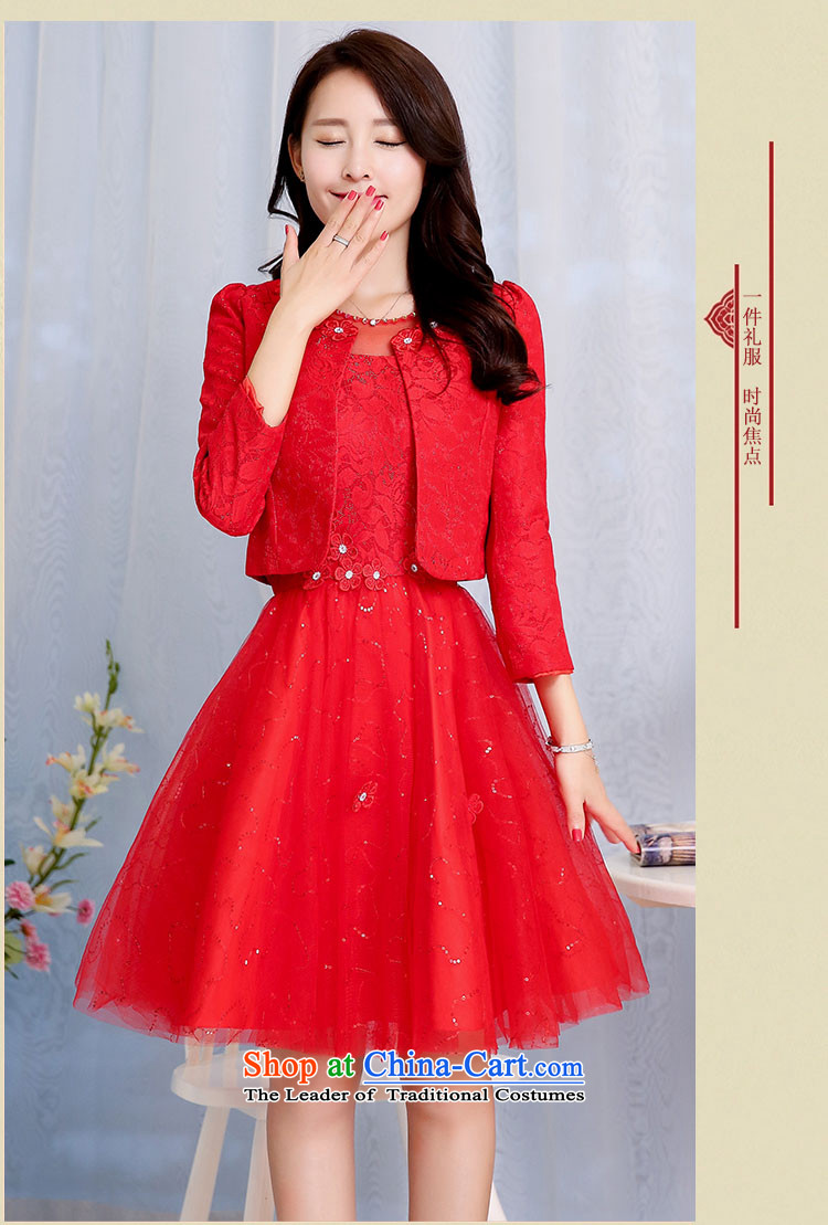 The fragrant incense snow fall 2015 new fluoroscopy round-neck collar fit lace flowers Sau San-video thin dresses female two kits and elegant reminiscent of the dresses red XL Photo, prices, brand platters! The elections are supplied in the national character of distribution, so action, buy now enjoy more preferential! As soon as possible.