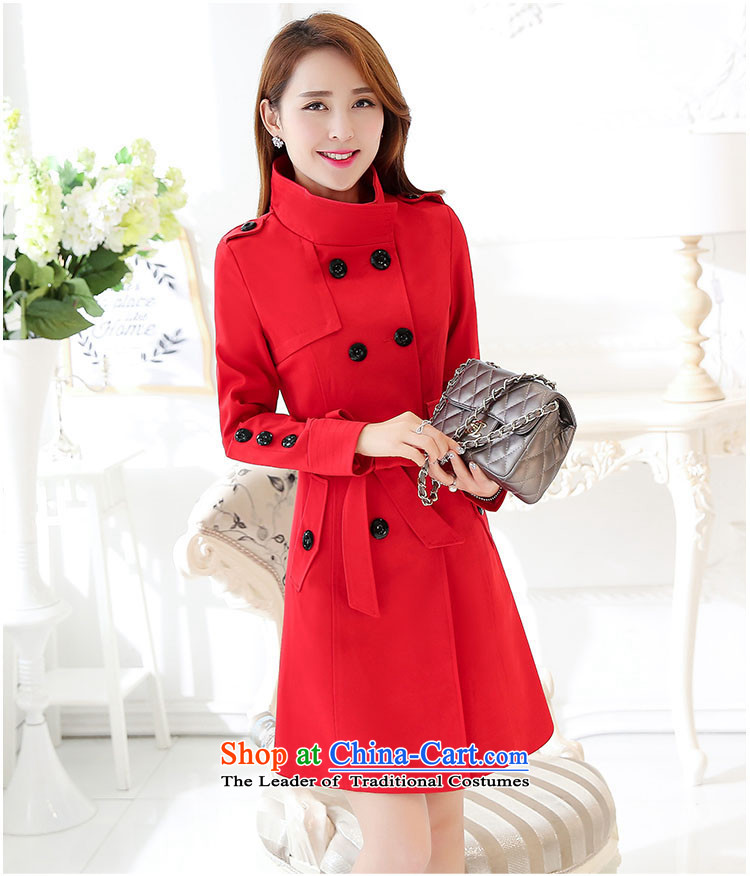 The United States is still clothing bridal dresses marriage the lift mast to drink windbreaker 2015 new autumn and winter Korean female large graphics thin red jacket temperament L picture, prices, brand platters! The elections are supplied in the national character of distribution, so action, buy now enjoy more preferential! As soon as possible.