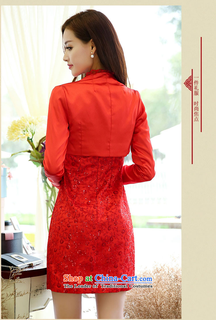 Ju has new spring and autumn 2015 American married women dress female short bows of Sau San dresses two kits red L picture, prices, brand platters! The elections are supplied in the national character of distribution, so action, buy now enjoy more preferential! As soon as possible.