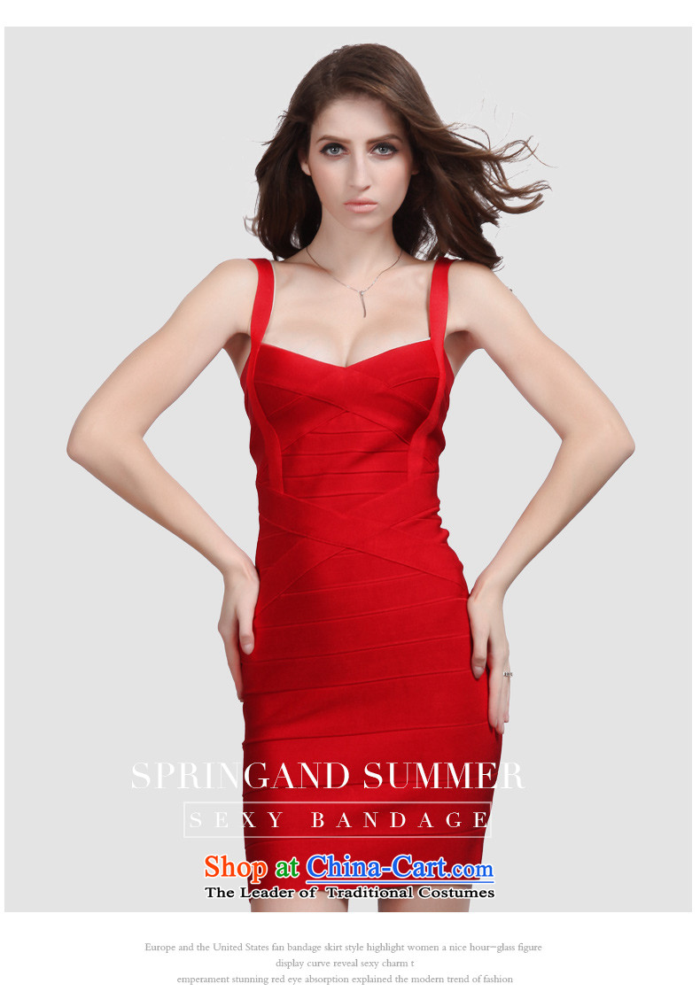 2015 Spring/Summer new bride short of wild red bows banquet dress women bandages dresses dress red S picture, prices, brand platters! The elections are supplied in the national character of distribution, so action, buy now enjoy more preferential! As soon as possible.