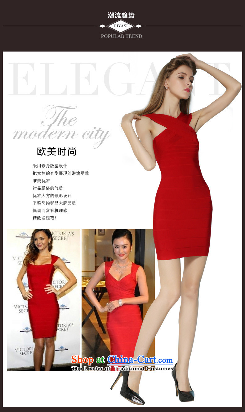 Summer 2015 new sexy beauty cross your shoulders bridesmaid dress bandages package and dresses high-end custom RED M picture, prices, brand platters! The elections are supplied in the national character of distribution, so action, buy now enjoy more preferential! As soon as possible.