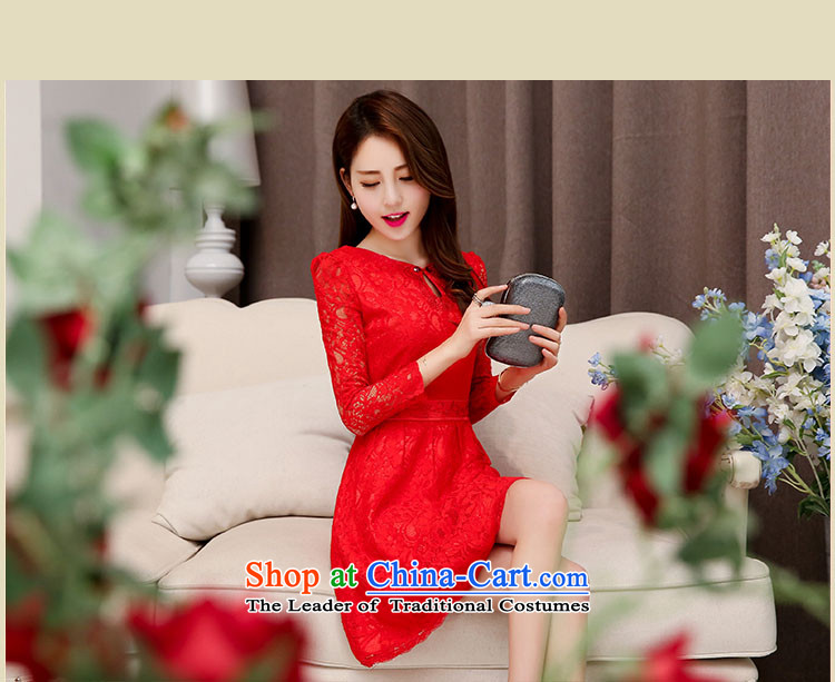 The buds of autumn 2015 installed, new Korean sweet betrothal dresses engraving lace long-sleeved wedding dresses marriage bows small red XXL picture, prices, brand platters! The elections are supplied in the national character of distribution, so action, buy now enjoy more preferential! As soon as possible.