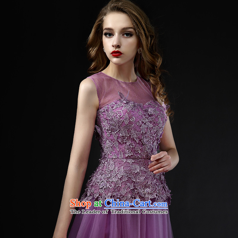 Mr model quality custom wedding dresses 2015 new marriages evening dresses bows bridesmaid service upscale services purple dress dress code banquet M, Model , , , shopping on the Internet