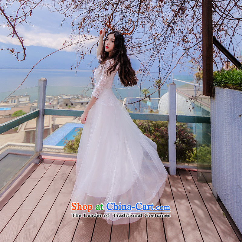 Yehudi Contragate retro bridesmaid bridal lace wedding dresses White XL, Yehudi Contragate shopping on the Internet has been pressed.