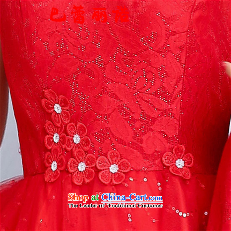 The buds of autumn 2015 installed, new bride red replace large red lace spell a series of dresses dress bows bridesmaid serving two kits XXL, Red Bar Lei Li, , , , shopping on the Internet