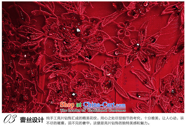 2015 new toasting champagne hannizi) spring and summer short of red and chest stylish banquet dress bridal dresses red XL Photo, prices, brand platters! The elections are supplied in the national character of distribution, so action, buy now enjoy more preferential! As soon as possible.