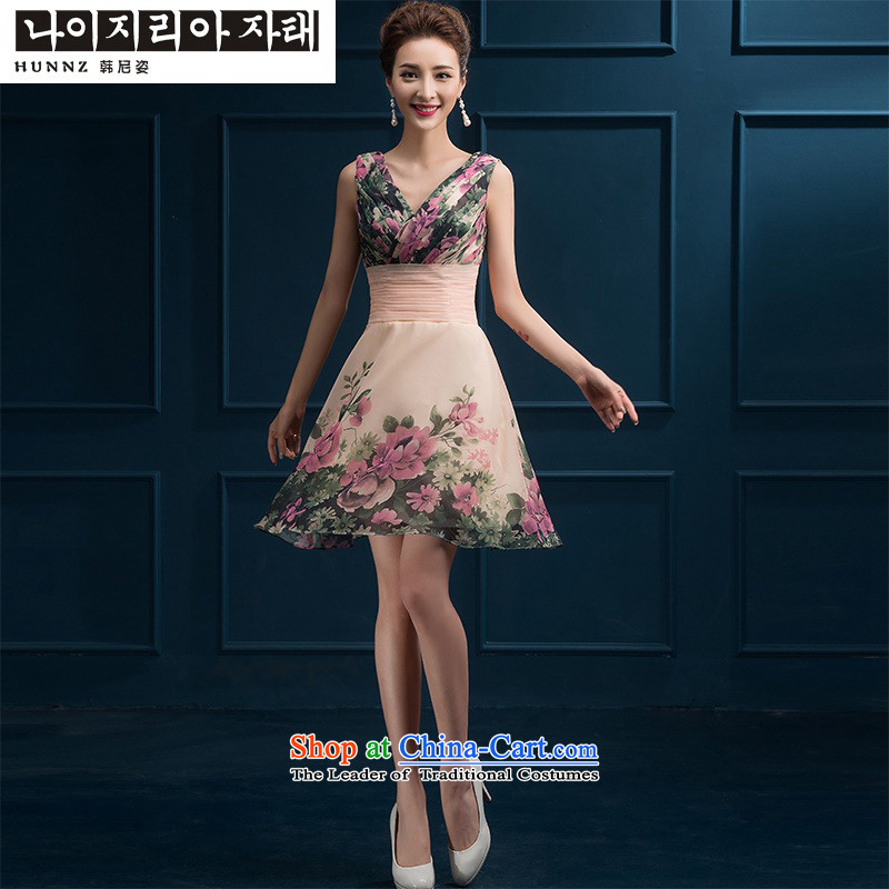 The new 2015 hannizi length of spring and summer evening dress stylish bridal dresses banquet service Dress Short of bows shoulders in Korea S, Gigi Lai (hannizi) , , , shopping on the Internet