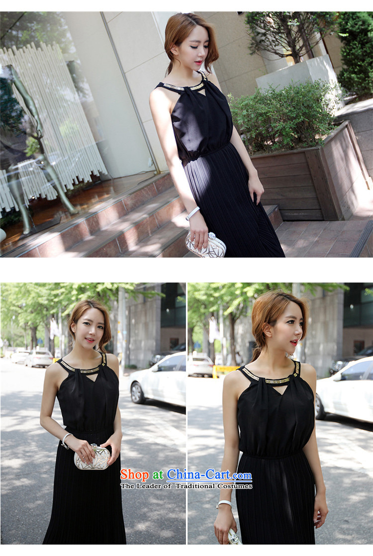 Dimple jelly 2015 new summer terrace shoulder-history and stylish dress suits long skirt 90 91 black S picture, prices, brand platters! The elections are supplied in the national character of distribution, so action, buy now enjoy more preferential! As soon as possible.