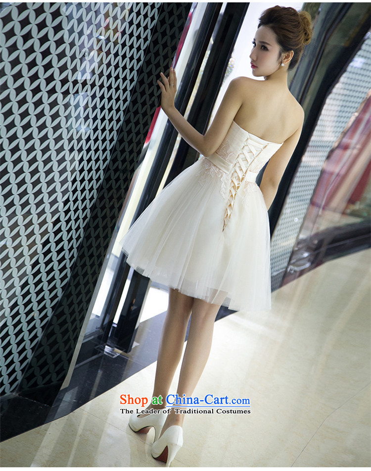 The spring and summer of 2015 New hannizi, stylish and chest upscale Sau San short) bows service banquet bride dress White M picture, prices, brand platters! The elections are supplied in the national character of distribution, so action, buy now enjoy more preferential! As soon as possible.