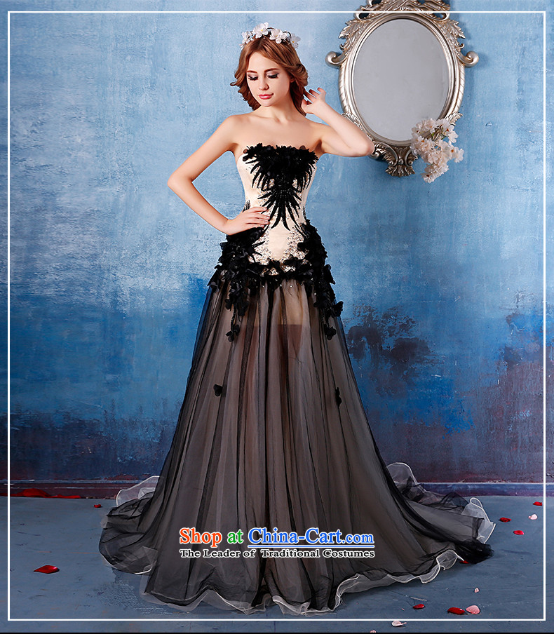 Summer 2015 new anointed chest code graphics thin bride banquet tail evening dresses long will black M Suzhou shipment picture, prices, brand platters! The elections are supplied in the national character of distribution, so action, buy now enjoy more preferential! As soon as possible.