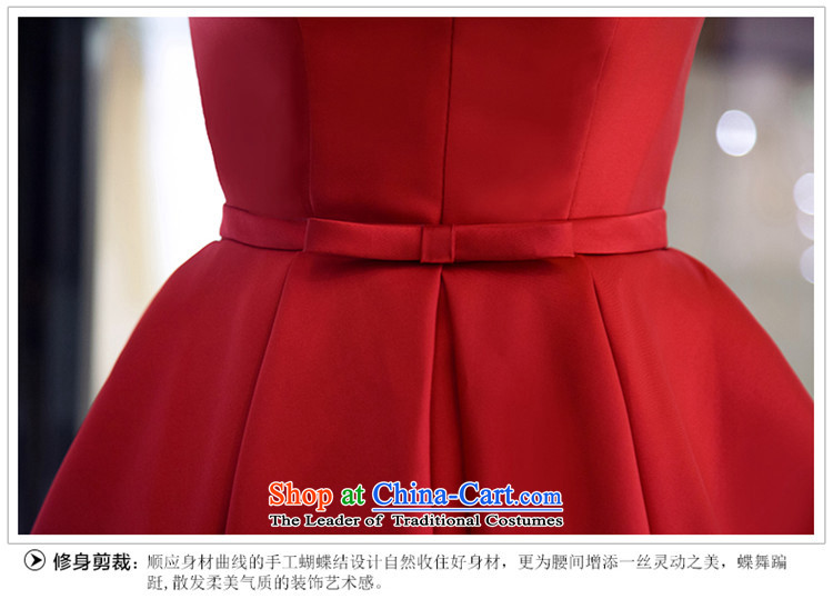 2015 Spring/Summer stylish hannizi Red Dress Short of breast tissue Sau San dresses upscale banqueting bridal dresses red L picture, prices, brand platters! The elections are supplied in the national character of distribution, so action, buy now enjoy more preferential! As soon as possible.