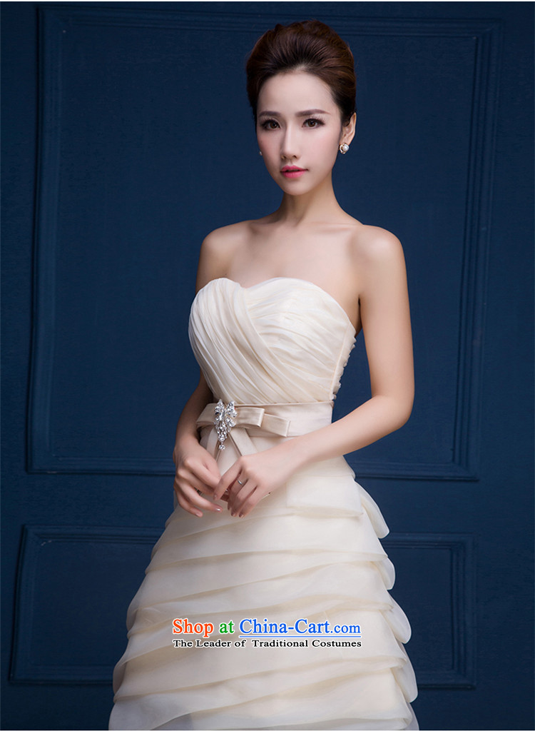 2015 new toasting champagne hannizi spring and summer, champagne color and chest small banquet dress bride toasting champagne dress uniform champagne color pictures, prices, XXL brand platters! The elections are supplied in the national character of distribution, so action, buy now enjoy more preferential! As soon as possible.