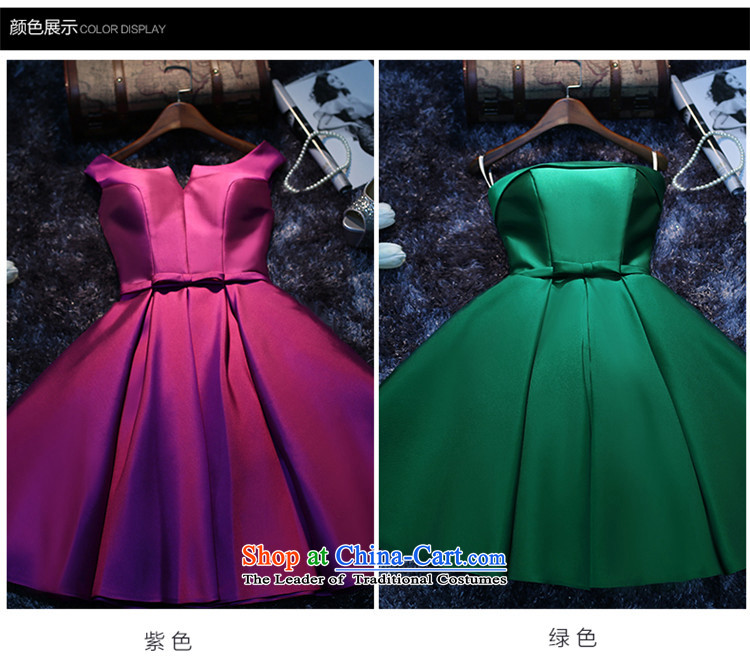 The new 2015 hannizi Korean summer gown length of small dresses moderator bridesmaid Bridal Services service banquet purple M picture, prices, brand platters! The elections are supplied in the national character of distribution, so action, buy now enjoy more preferential! As soon as possible.