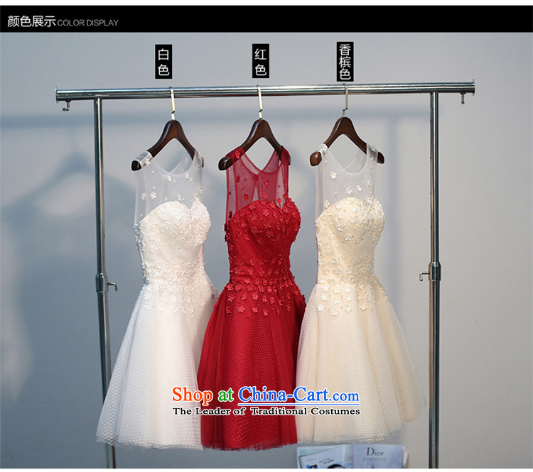 The new 2015 hannizi spring and summer Korean fashion show Dress Short of sister bridal services banquet dress white bows XXL picture, prices, brand platters! The elections are supplied in the national character of distribution, so action, buy now enjoy more preferential! As soon as possible.