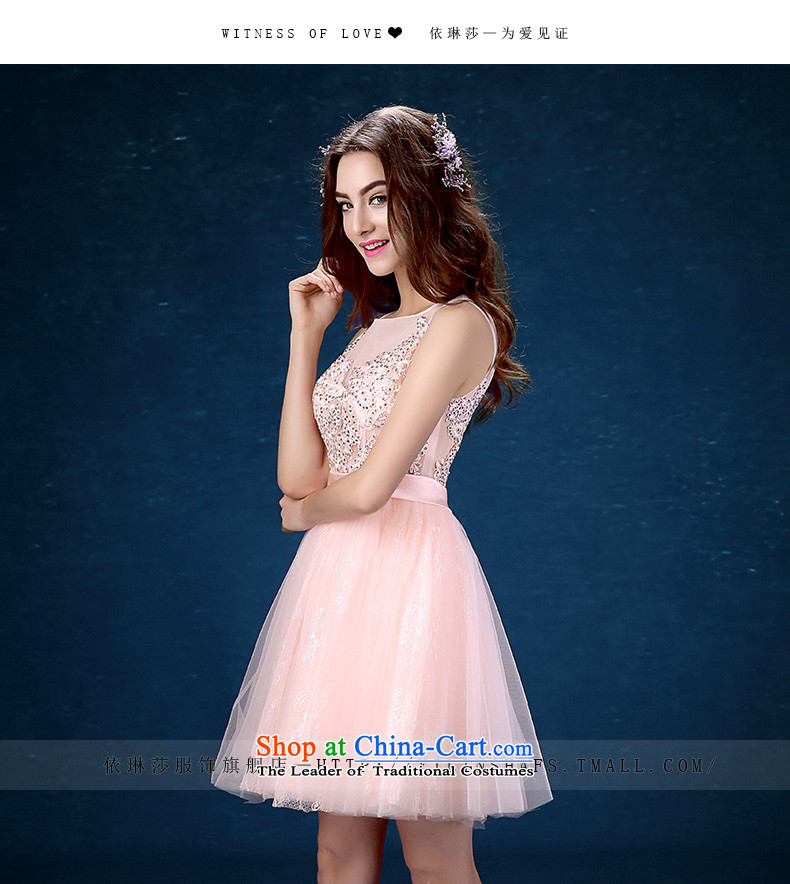 Pink dress length of 2015 New bridesmaid dress evening dresses betrothal festival small dress female Mr Ronald L picture, prices, brand platters! The elections are supplied in the national character of distribution, so action, buy now enjoy more preferential! As soon as possible.