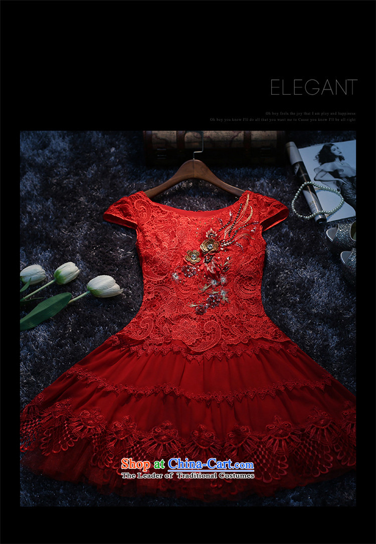 The spring and summer of 2015, Sau San hannizi video thin package shoulder the new bride dress bows services lace performances dress banquet Red Red M picture, prices, brand platters! The elections are supplied in the national character of distribution, so action, buy now enjoy more preferential! As soon as possible.