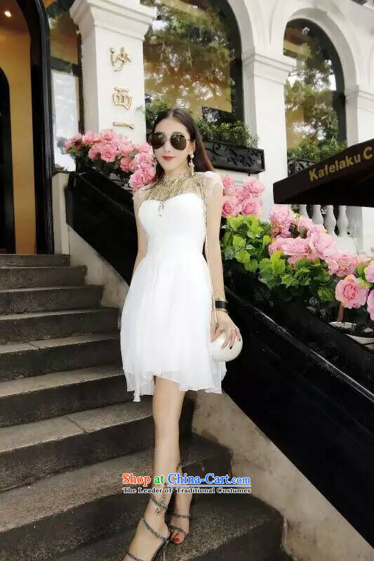 In accordance with the results of the 2015 El new aristocratic heavy industry staples bead back banquet dress dresses 1319 white picture, prices, S brand platters! The elections are supplied in the national character of distribution, so action, buy now enjoy more preferential! As soon as possible.