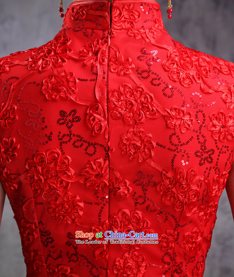 9 day visitors red bride qipao marriage bows services spend short of retro embroidery qipao and improved noble 6,613 filed claims for red side 1 to 2 L waist picture, prices, brand platters! The elections are supplied in the national character of distribution, so action, buy now enjoy more preferential! As soon as possible.