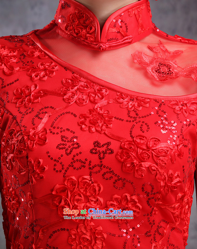 9 day visitors red bride qipao marriage bows services spend short of retro embroidery qipao and improved noble 6,613 filed claims for red side 1 to 2 L waist picture, prices, brand platters! The elections are supplied in the national character of distribution, so action, buy now enjoy more preferential! As soon as possible.