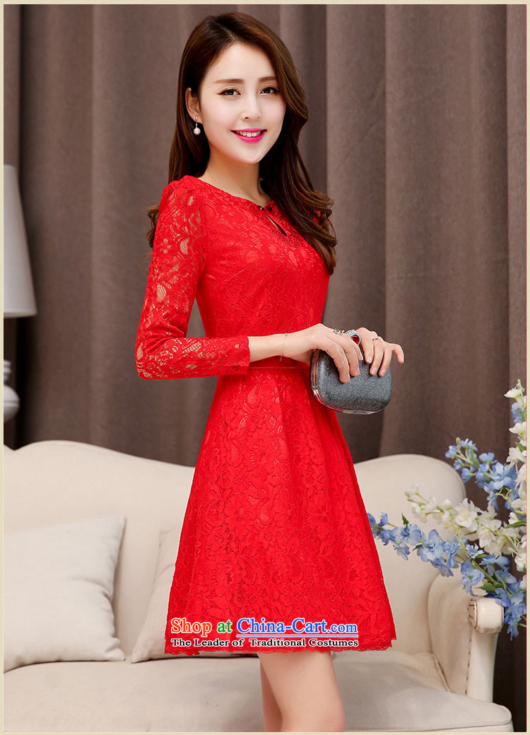 Piao Love Ting 2015 Autumn replacing new madame marriages bows evening dresses red long skirt wedding dress autumn and winter female red XL Photo, prices, brand platters! The elections are supplied in the national character of distribution, so action, buy now enjoy more preferential! As soon as possible.