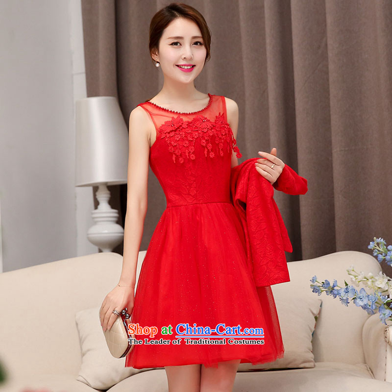 Piao Love Ting 2015 Autumn replacing new madame marriages bows evening dresses two kits red long skirt wedding dress autumn and winter female red , L, drift-ting (PIAOAITING Love) , , , shopping on the Internet