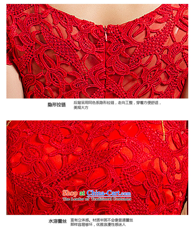 Pure Love bamboo yarn 2015 new red bride wedding dress long evening dresses evening drink service red shoulders long red dress Sau San 7 cuff or short-sleeved photographed the message , the price and the picture XXL brand platters! The elections are supplied in the national character of distribution, so action, buy now enjoy more preferential! As soon as possible.