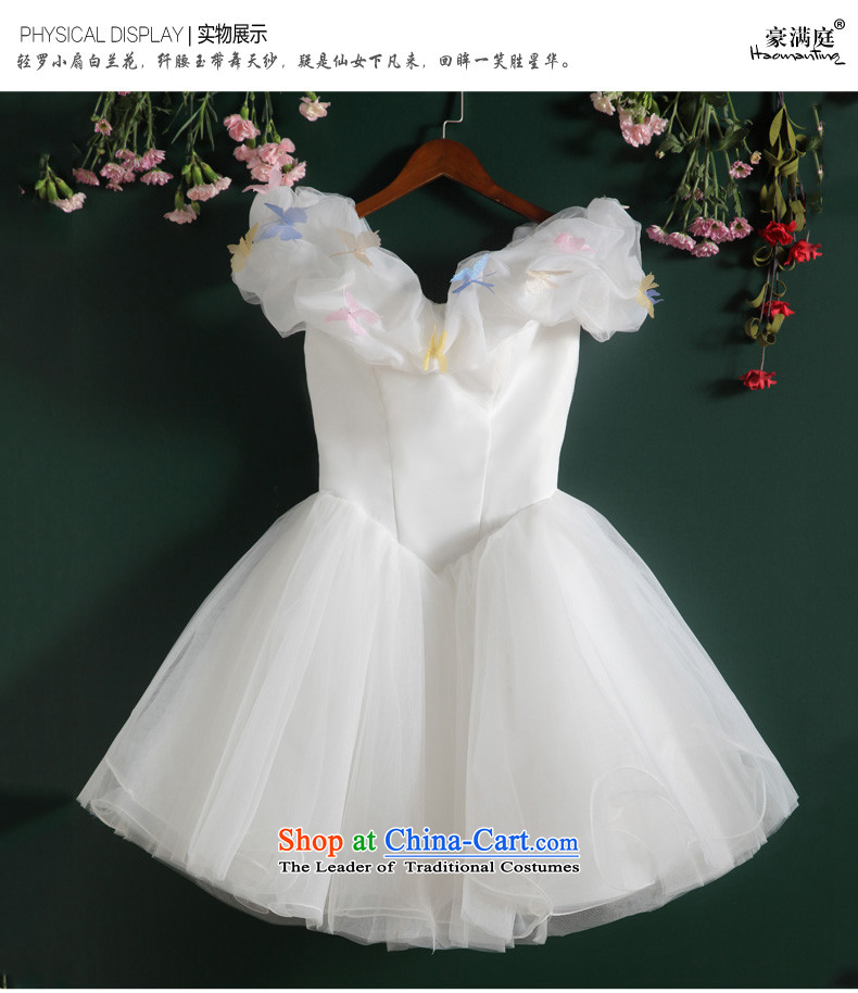 Ho full Chamber modern dance chorus clothing bridesmaid moderator short, bon bon skirt princess small white dresses stage L picture, prices, brand platters! The elections are supplied in the national character of distribution, so action, buy now enjoy more preferential! As soon as possible.