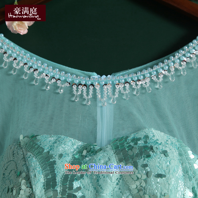 Ho full Chamber crowsfoot evening dress elegant long lace tabs on the prize presentation ceremony of the stage manners blue dress skirts, blue S economy autumn ho full Chamber , , , shopping on the Internet