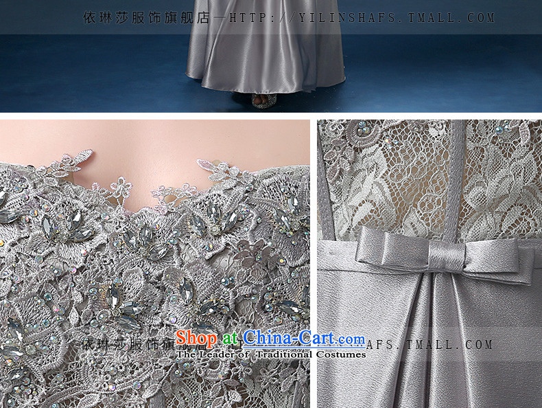 Banquet dinner dress, put the new 2015 chest lace moderator dress long skirt Sau San video thin, long M picture, prices, brand platters! The elections are supplied in the national character of distribution, so action, buy now enjoy more preferential! As soon as possible.