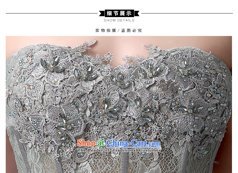 Banquet dinner dress, put the new 2015 chest lace moderator dress long skirt Sau San video thin, long M picture, prices, brand platters! The elections are supplied in the national character of distribution, so action, buy now enjoy more preferential! As soon as possible.