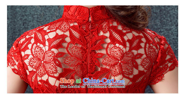 The bride wedding dress bows Services Mr Ronald New 2015 Skirt Red Stylish retro qipao lace Sau San evening dress XL Photo, prices, brand platters! The elections are supplied in the national character of distribution, so action, buy now enjoy more preferential! As soon as possible.