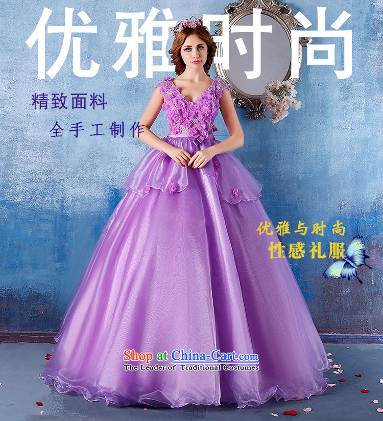 Embroidered bride 2015 summer is by no means new 2 shoulder length of wedding night will officiate at the larger video thin purple S Suzhou shipment picture, prices, brand platters! The elections are supplied in the national character of distribution, so action, buy now enjoy more preferential! As soon as possible.
