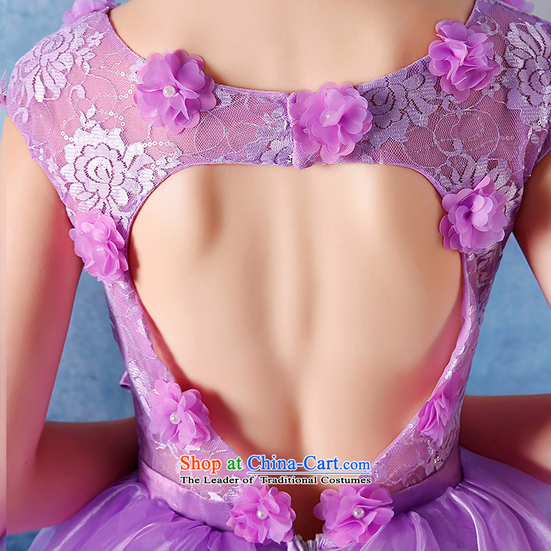 Embroidered bride 2015 summer is by no means new 2 shoulder length of wedding night will officiate at the larger video thin purple shipment, S suzhou embroidery bride shopping on the Internet has been pressed.