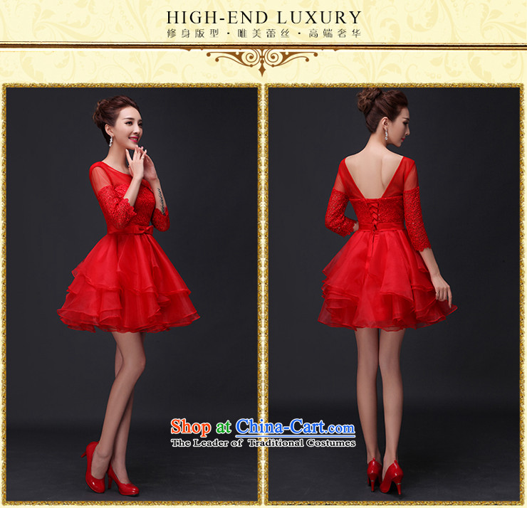 The bride bows Service, Mr Ronald back to door service 2015 new wedding dress, the betrothal red stylish evening dresses red A L picture, prices, brand platters! The elections are supplied in the national character of distribution, so action, buy now enjoy more preferential! As soon as possible.