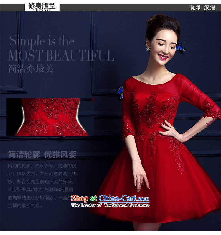 In 2015 a cuff HUNNZ field shoulder short stylish new red spring and summer evening dress bridal dresses banquet champagne color S picture, prices, brand platters! The elections are supplied in the national character of distribution, so action, buy now enjoy more preferential! As soon as possible.