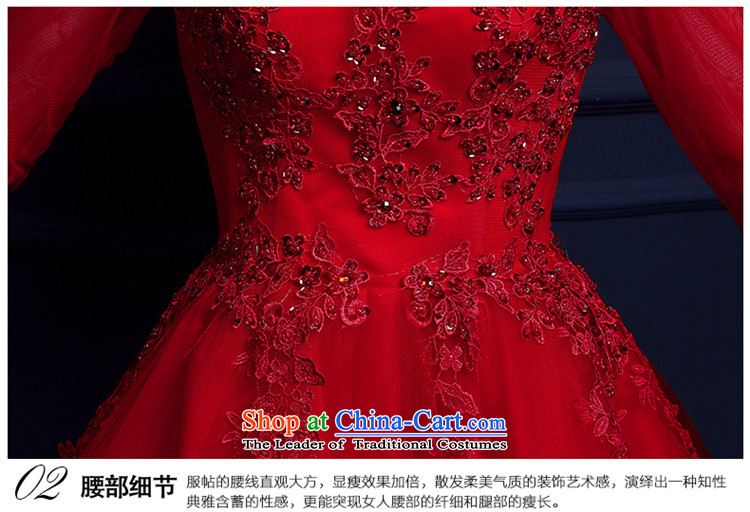 In 2015 a cuff HUNNZ field shoulder short stylish new red spring and summer evening dress bridal dresses banquet champagne color S picture, prices, brand platters! The elections are supplied in the national character of distribution, so action, buy now enjoy more preferential! As soon as possible.