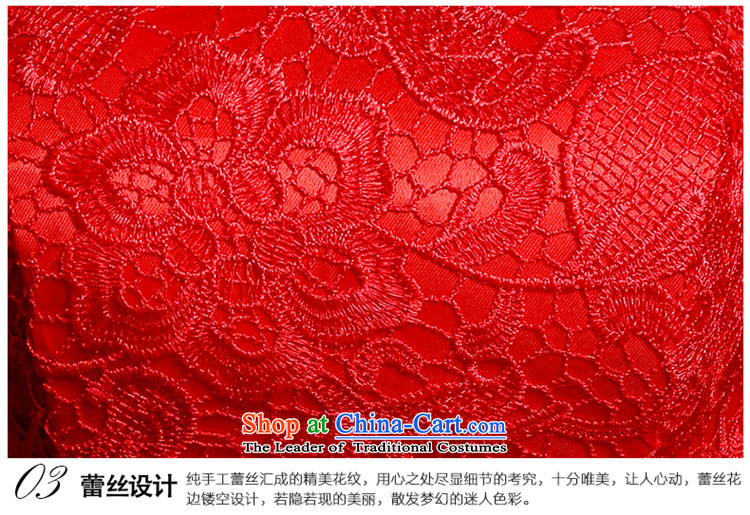 The new 2015 HUNNZ Stylish spring and summer short long after the former red bride wedding dress bows service banquet red red S picture, prices, brand platters! The elections are supplied in the national character of distribution, so action, buy now enjoy more preferential! As soon as possible.