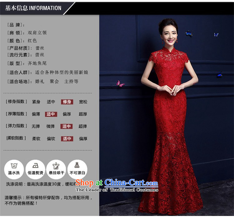 2015 Chinese beauty HUNNZ long red banquet style wedding dresses dress bride bows services red S picture, prices, brand platters! The elections are supplied in the national character of distribution, so action, buy now enjoy more preferential! As soon as possible.