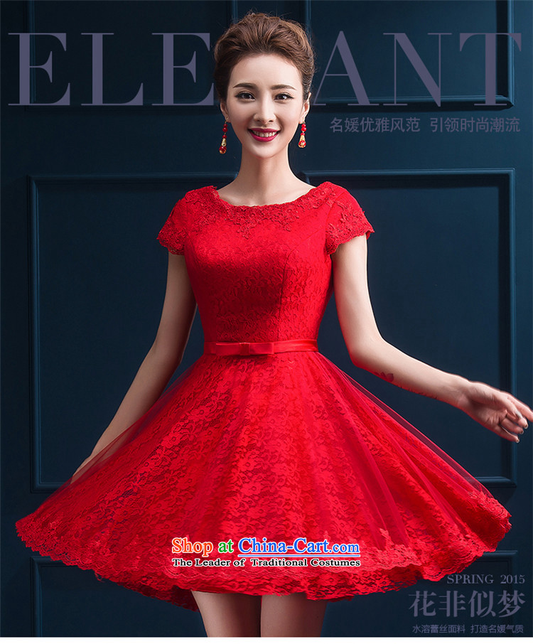 Hunnz   new spring and summer Korean Red, stylish wedding dress bows Service Bridal banquet evening dresses red XXL picture, prices, brand platters! The elections are supplied in the national character of distribution, so action, buy now enjoy more preferential! As soon as possible.
