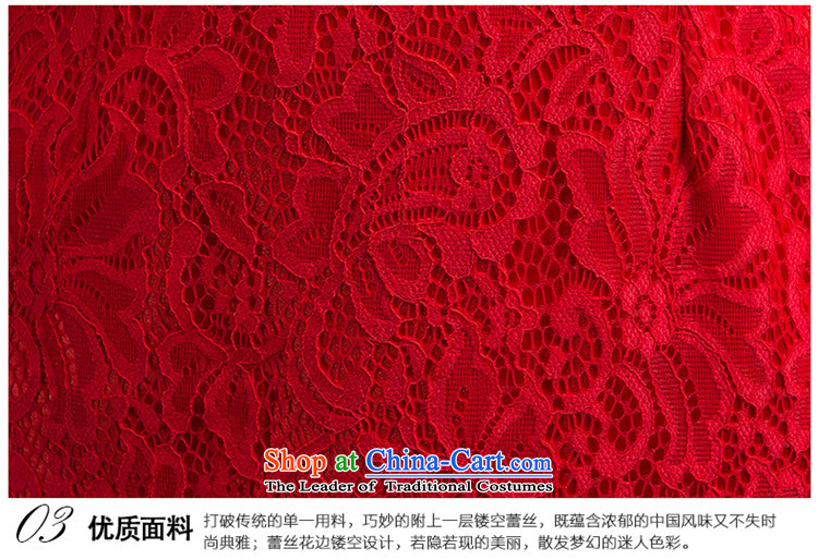 Hunnz   New Spring/Summer 2015 bride wedding dress retro style qipao Chinese banquet dress red Sau San L picture, prices, brand platters! The elections are supplied in the national character of distribution, so action, buy now enjoy more preferential! As soon as possible.