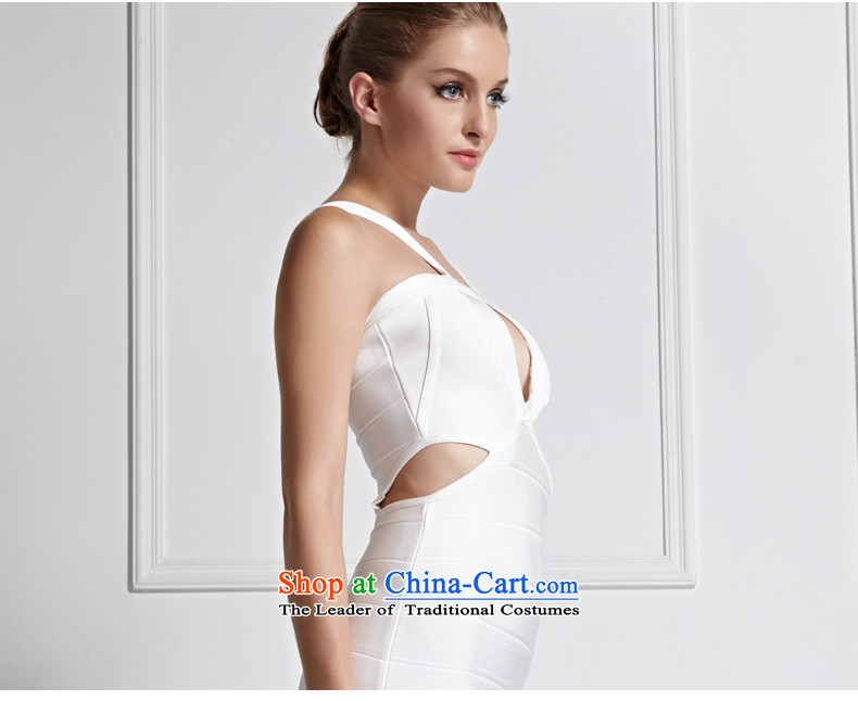 Hua Qi Avandia, sexy chest engraving bandages dresses open-chest straps package and short skirts, forming the Sau San White M picture, prices, brand platters! The elections are supplied in the national character of distribution, so action, buy now enjoy more preferential! As soon as possible.
