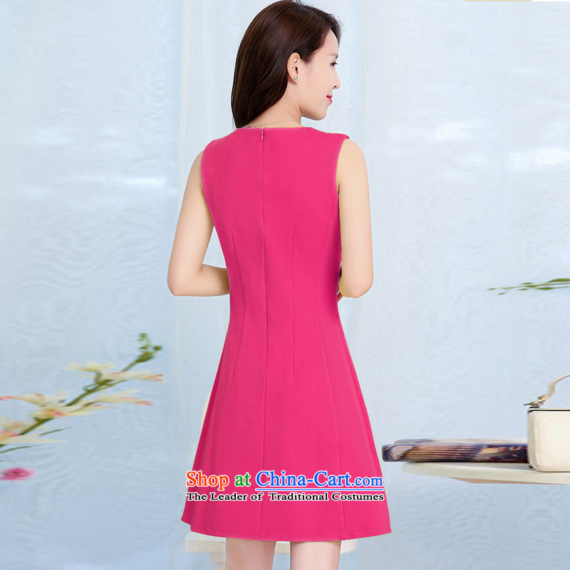 To replace the spring and autumn 2015 female new Korean round-neck collar long-sleeved jacket small dresses dress kit two kits of deep color to (xiangzuo XXL,) , , , shopping on the Internet