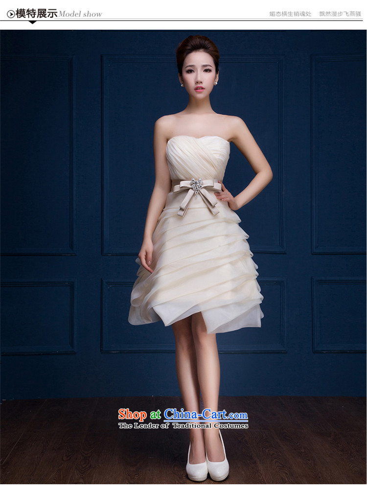 Hunnz    Korean large stylish graphics thin spring and summer 2015 new minimalist champagne evening dresses bridal dresses champagne color XL Photo, prices, brand platters! The elections are supplied in the national character of distribution, so action, buy now enjoy more preferential! As soon as possible.
