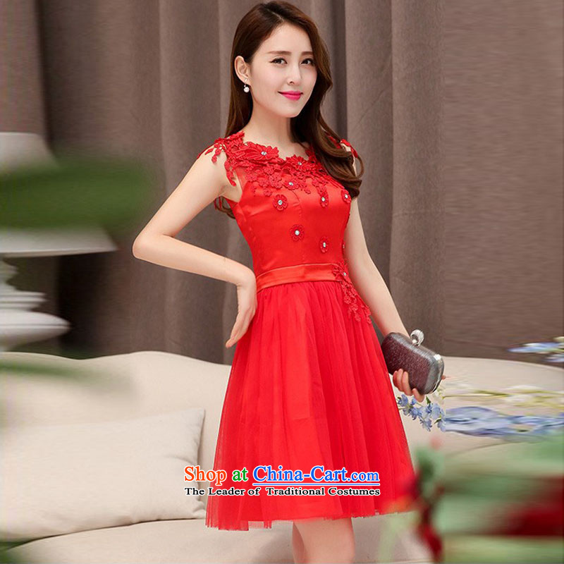 Hsitzu Jorin 2015 Summer new bride dress posted blossoms Silk Dresses Women 1530 Red XL, Hsitzu jorin shopping on the Internet has been pressed.