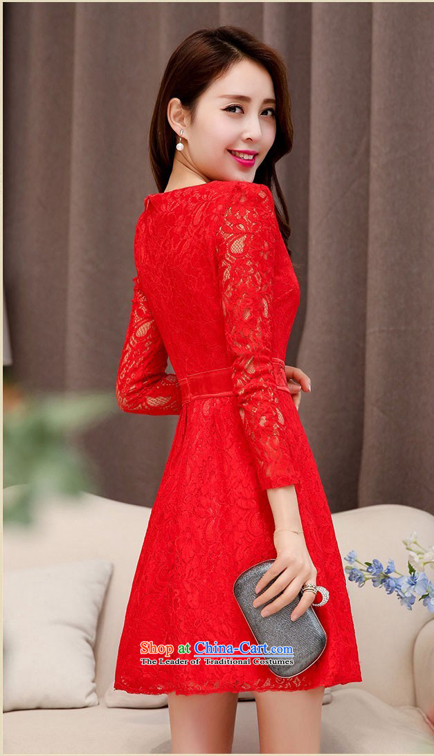 Hsitzu jorin spring and autumn 2015 installed new bride dress engraving lace dresses female 1526 RED M picture, prices, brand platters! The elections are supplied in the national character of distribution, so action, buy now enjoy more preferential! As soon as possible.