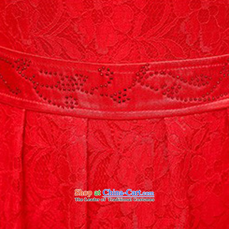 Hsitzu jorin spring and autumn 2015 installed new bride dress engraving lace dresses female 1526 RED M Hsitzu jorin shopping on the Internet has been pressed.