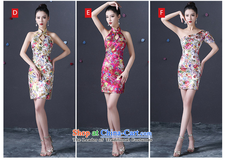     Korean-style 2015 HUNNZ new spring and summer Sau San video of the forklift truck qipao thin banquet evening dresses bride bows services also hang back gold XXL picture, prices, brand platters! The elections are supplied in the national character of distribution, so action, buy now enjoy more preferential! As soon as possible.